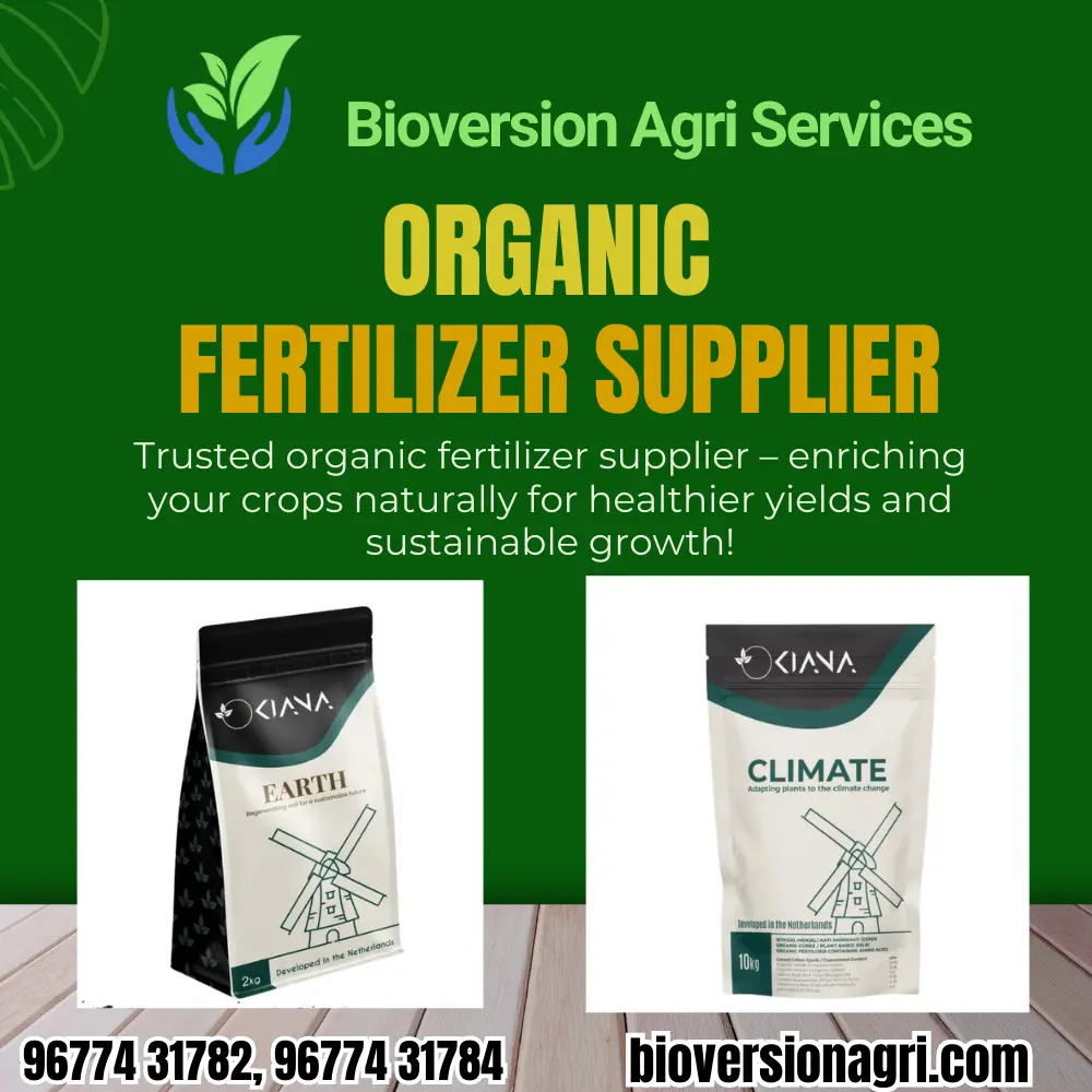 Organic Fertilizers Supplier in Tamilnadu by Bioversion Agri Services