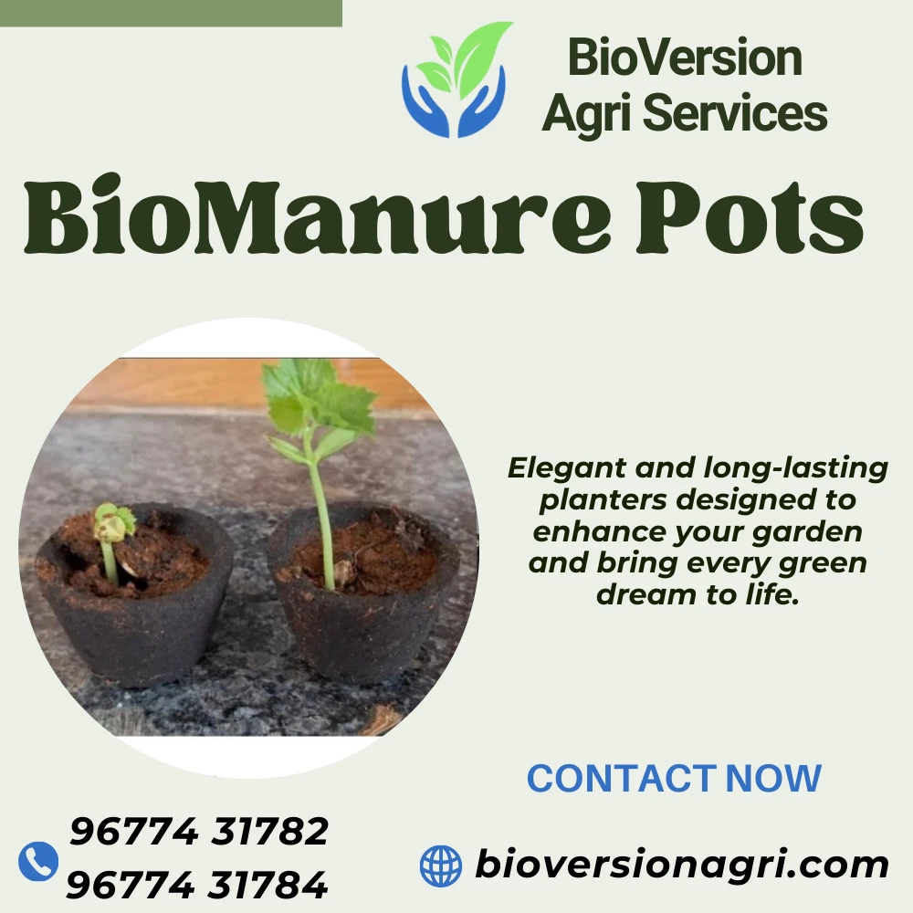 BioManure Pots Manufacturer – BioVersion Agri Services
