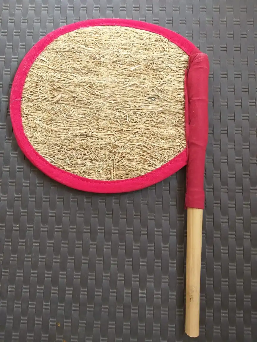 Vetiver Hand Fan